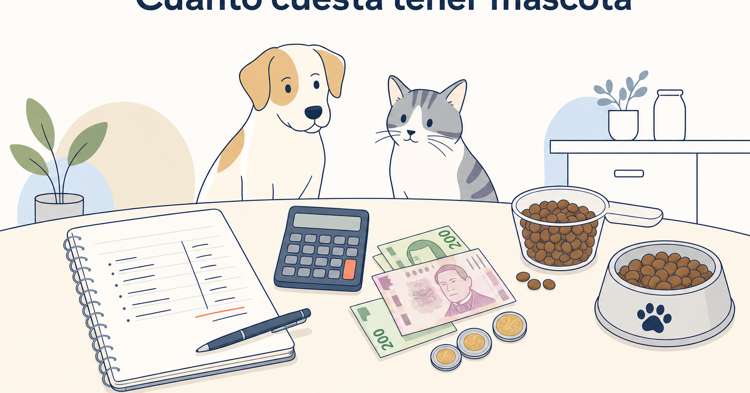 ¿Cuánto cuesta mantener un perro o un gato al mes en México? Preguntas frecuentes sobre comida, vacunas, veterinario y gastos imprevistos
