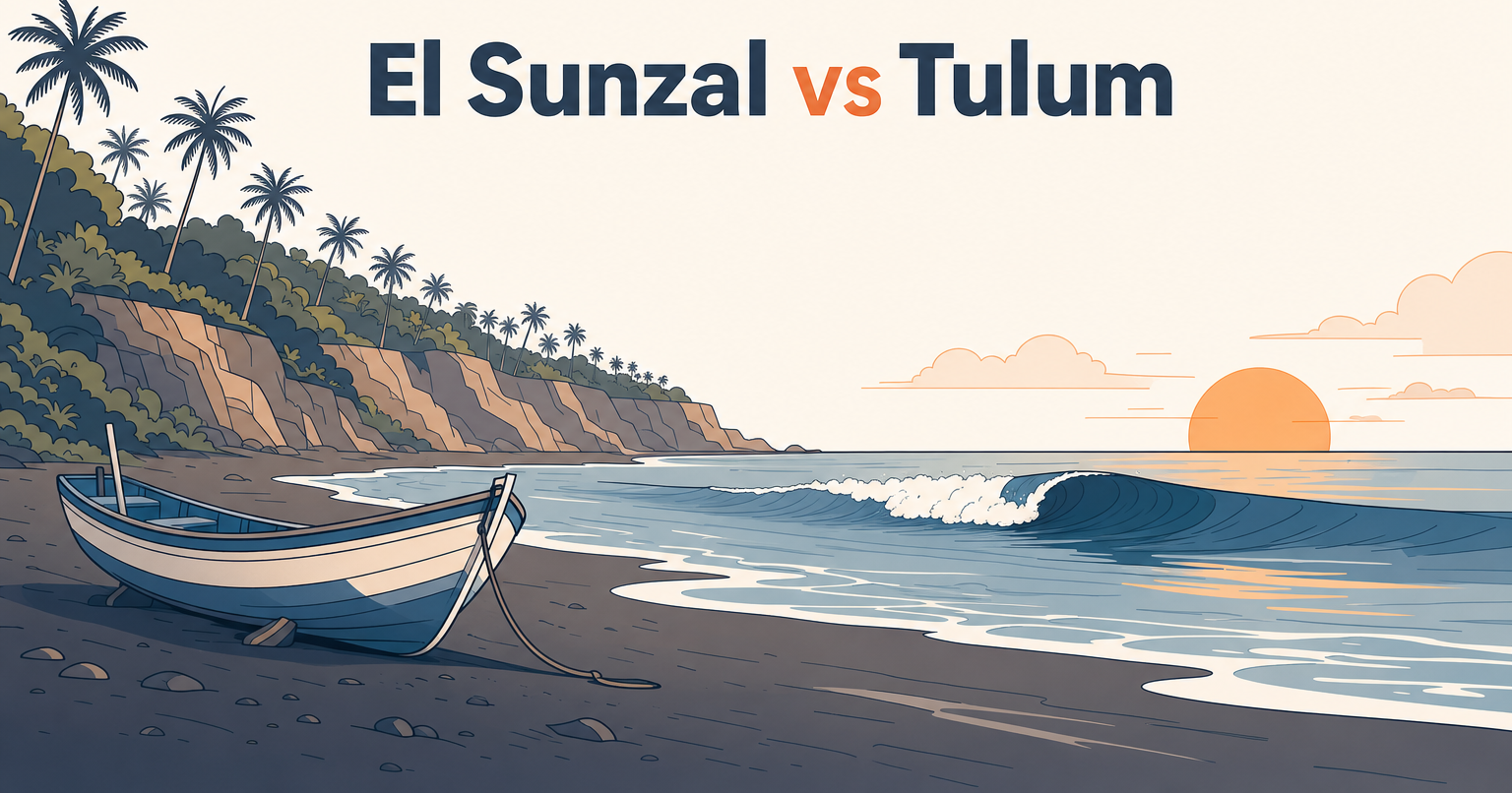 El Sunzal vs Tulum: Which Coast Actually Feels Chill in 2026?