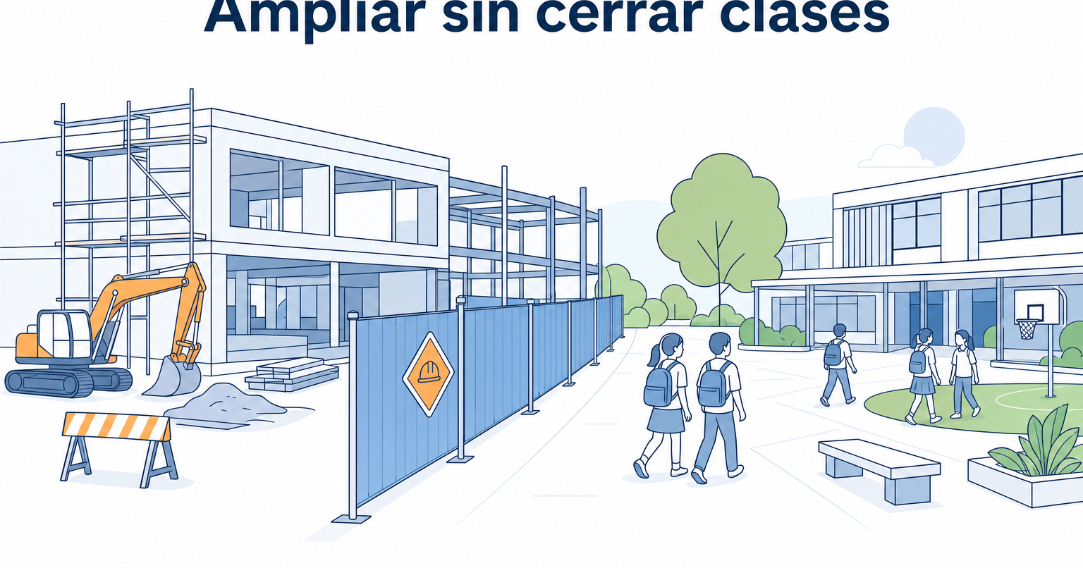 Imagen principal del artículo «Caso: ampliación de institución educativa sin interrumpir el año escolar»